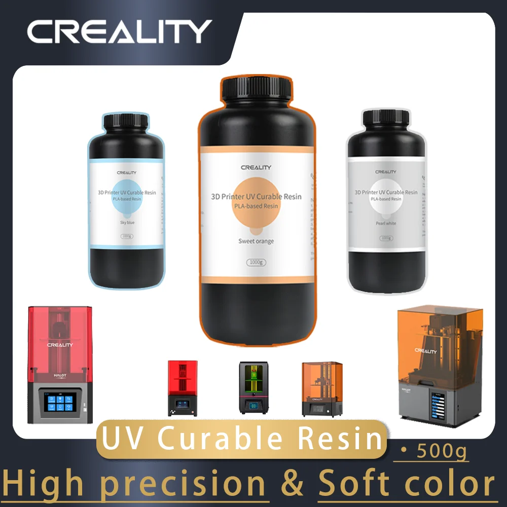 Creality 3D Printer Resin Universal 405nm for Photon S Quick Curing SLA UV Curing Resin for PLA-based UV Curable Resin 500g
Creality 3D Printer Resin Universal 405nm for Photon S Quick Curing SLA UV Curing Resin for PLA-based UV Curable Resin 500g