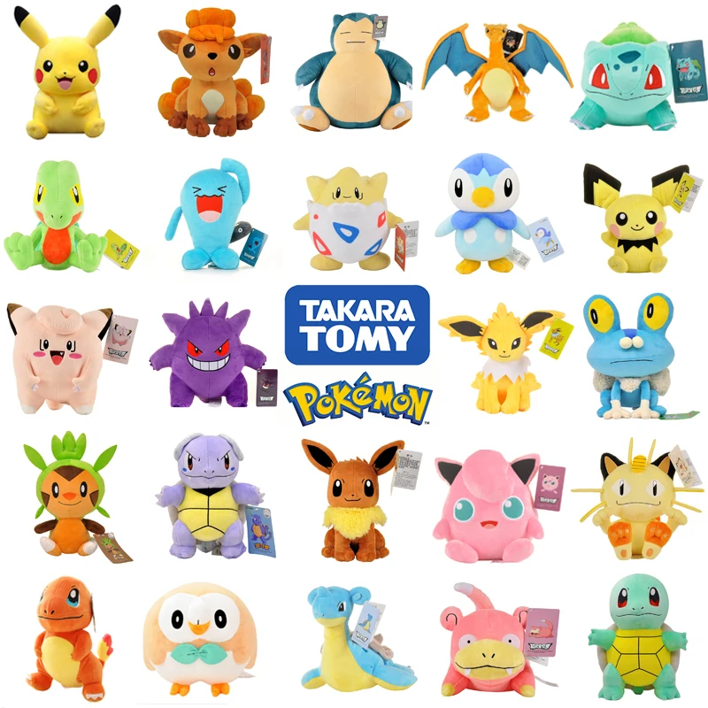Takara Tomy 41 Styles Pokemon Pichu Plush Doll Kawaii Pikachu Toy Original Charmander Squirtle Bulbasaur Kids Toys Collect Gift
Takara Tomy 41 Styles Pokemon Pichu Plush Doll Kawaii Pikachu Toy Original Charmander Squirtle Bulbasaur Kids Toys Collect Gift