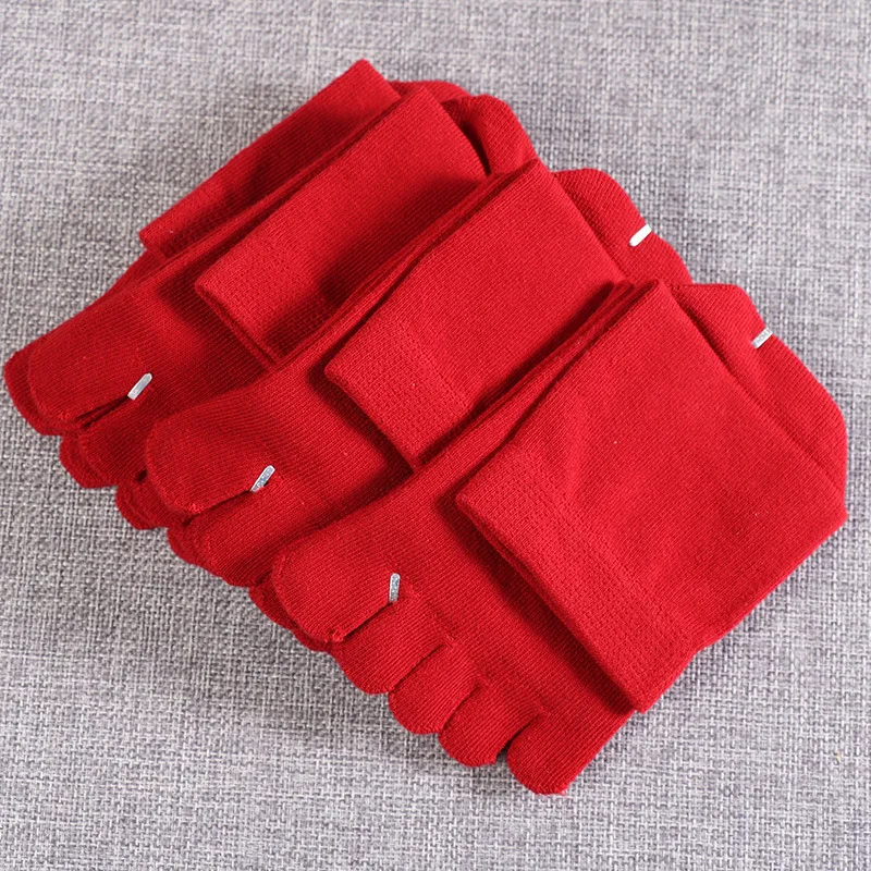 5 Pairs Chinese Red Socks with Toes Pure Cotton Autumn Winter Warm Five Finger Sock Wedding New Year Lucky Socks Men Women Gift
5 Pairs Chinese Red Socks with Toes Pure Cotton Autumn Winter Warm Five Finger Sock Wedding New Year Lucky Socks Men Women Gift