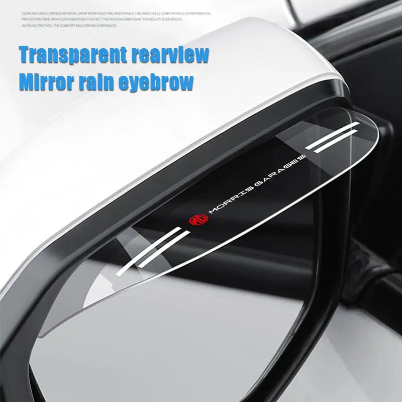 2Pieces For MG Morris Garages Rearview Mirror Rain Shade Rainproof Blades Flexible PVC Back Mirror Eyebrow Cover Accessories
2Pieces For MG Morris Garages Rearview Mirror Rain Shade Rainproof Blades Flexible PVC Back Mirror Eyebrow Cover Accessories