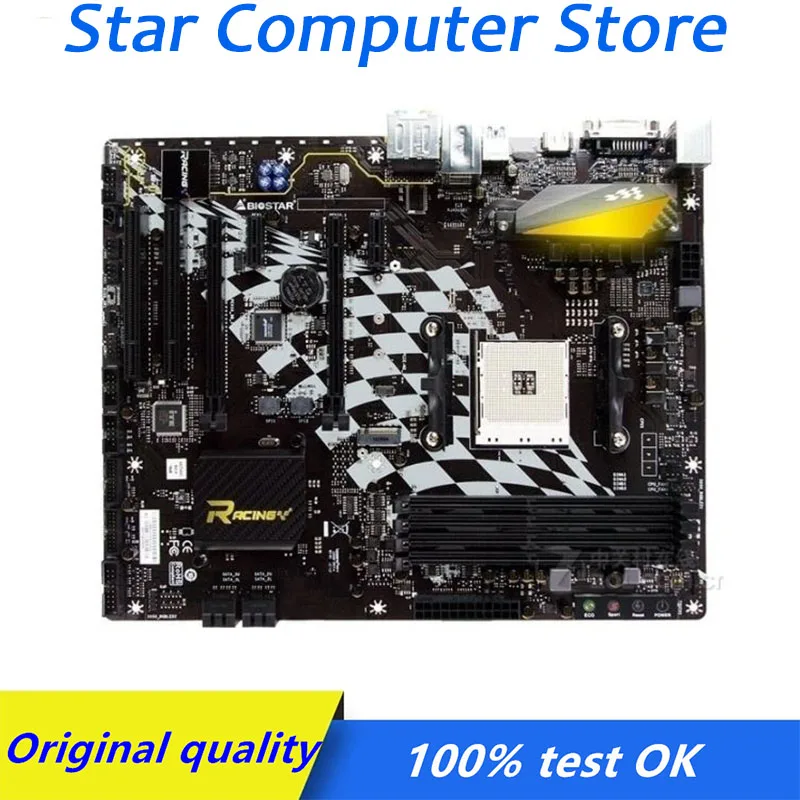 Оригинальная настольная материнская плата Socket AM4 Biostar B350GT5 DDR3 PCI-E 3 0 для AMD B350 б/у |