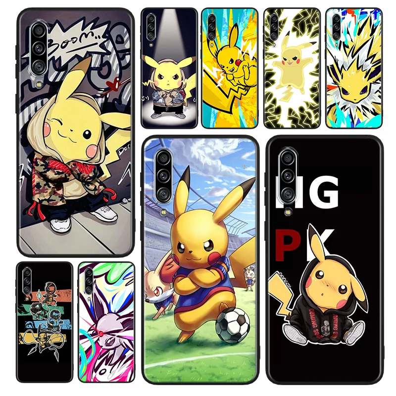 Pikachu Anime Phone Case For Samsung A90 A80 A70S A60 A50S A30S A40 A2 Core A20E A20S A30 A10S Black Cover
Pikachu Anime Phone Case For Samsung A90 A80 A70S A60 A50S A30S A40 A2 Core A20E A20S A30 A10S Black Cover