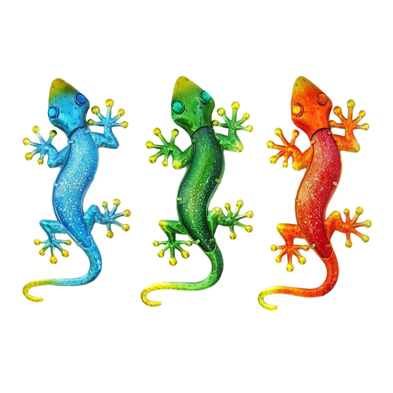 Металл 3 шт. Gecko наружный Настенный декор ящерица садовый искусство подвесные стеклянные украшения для патио или забора, длина 17,3 дюйма
Металл 3 шт. Gecko наружный Настенный декор ящерица садовый искусство подвесные стеклянные украшения для патио или забора, длина 17,3 дюйма
