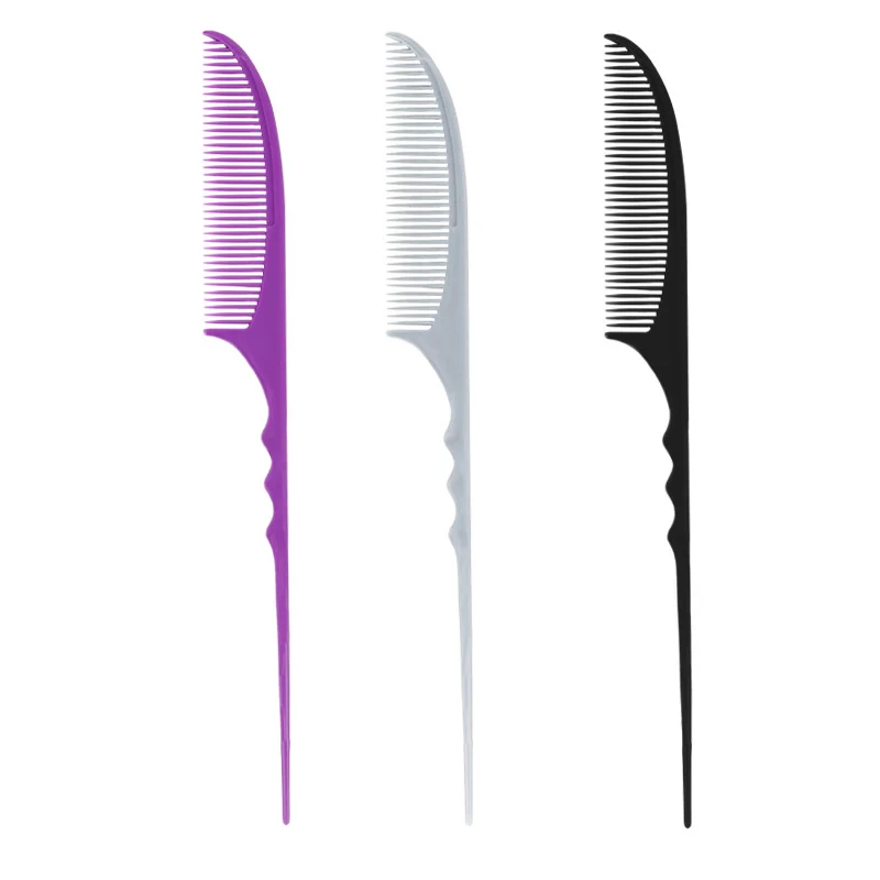 1PC Barber Anti-Static Hair Comb Hairstyling Rat Tail Hairbrush Moon Style Comb Salon Dyeing Haircutting Hairdressing Tools
1PC Barber Anti-Static Hair Comb Hairstyling Rat Tail Hairbrush Moon Style Comb Salon Dyeing Haircutting Hairdressing Tools