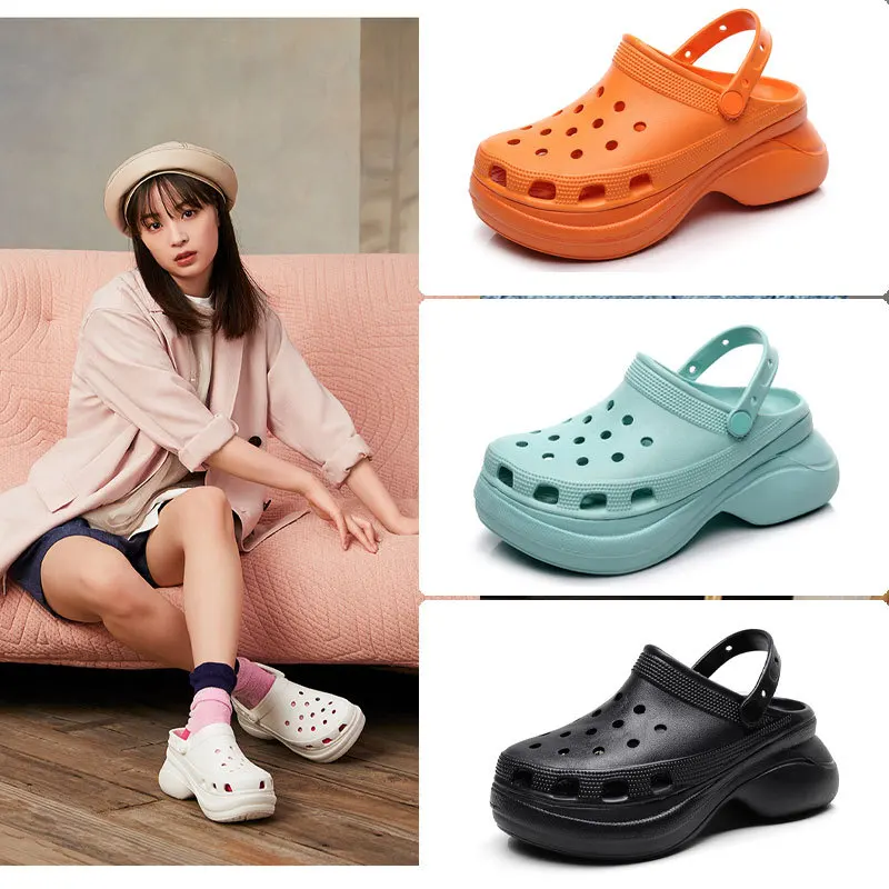 2022 Trend Summer Shoes Womens Platform Garden Shoes Sandals Clogs for Women Increase Outdoor Croks Beach Slippers Tongs
2022 Trend Summer Shoes Womens Platform Garden Shoes Sandals Clogs for Women Increase Outdoor Croks Beach Slippers Tongs