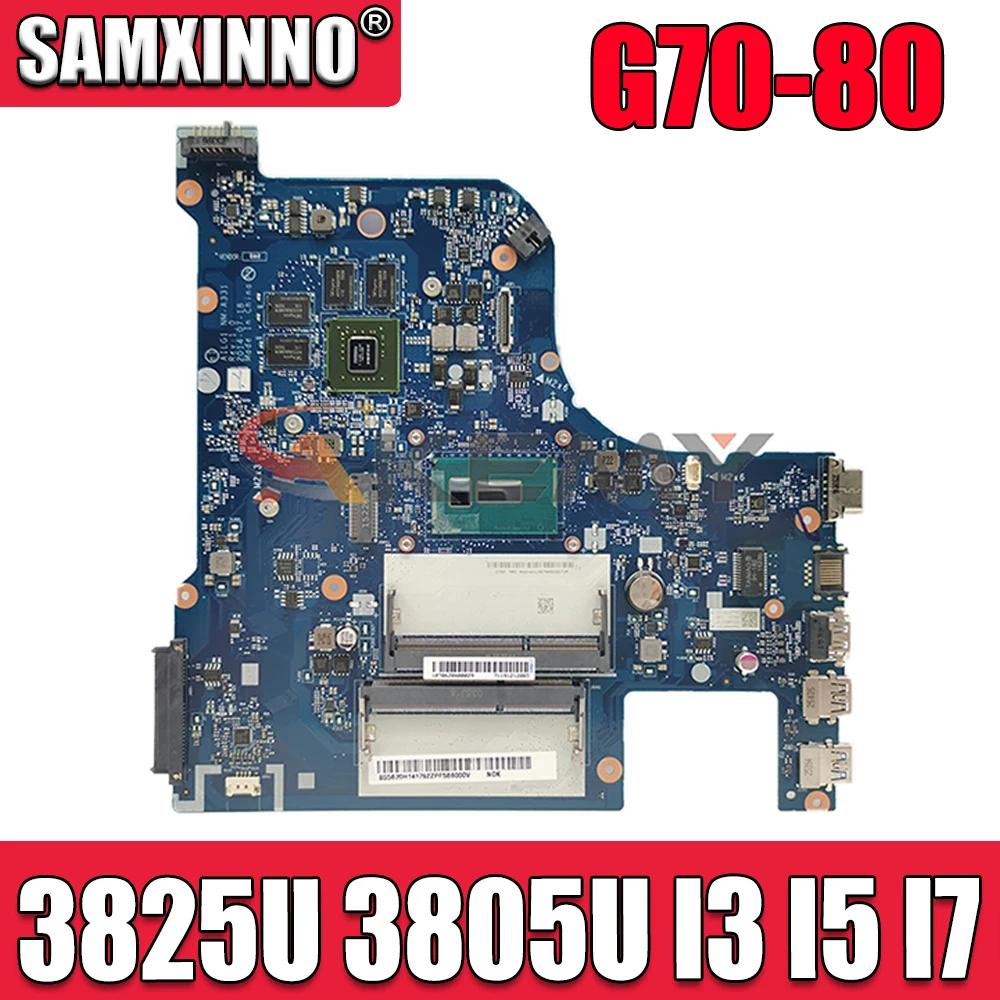 For LENOVO Ideapad G70-80 Laptop motherboard Mainboard NM-A331 Motherboard with 3825U 3205U 3558U 3805U I3 I5 I7 CPU V2G GPU
For LENOVO Ideapad G70-80 Laptop motherboard Mainboard NM-A331 Motherboard with 3825U 3205U 3558U 3805U I3 I5 I7 CPU V2G GPU