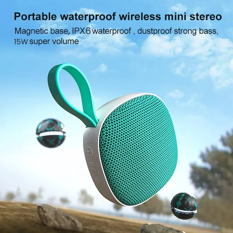 Водонепроницаемый Caixa De Som Bluetooth-динамик для кемпинга беспроводной мини-сабвуфер