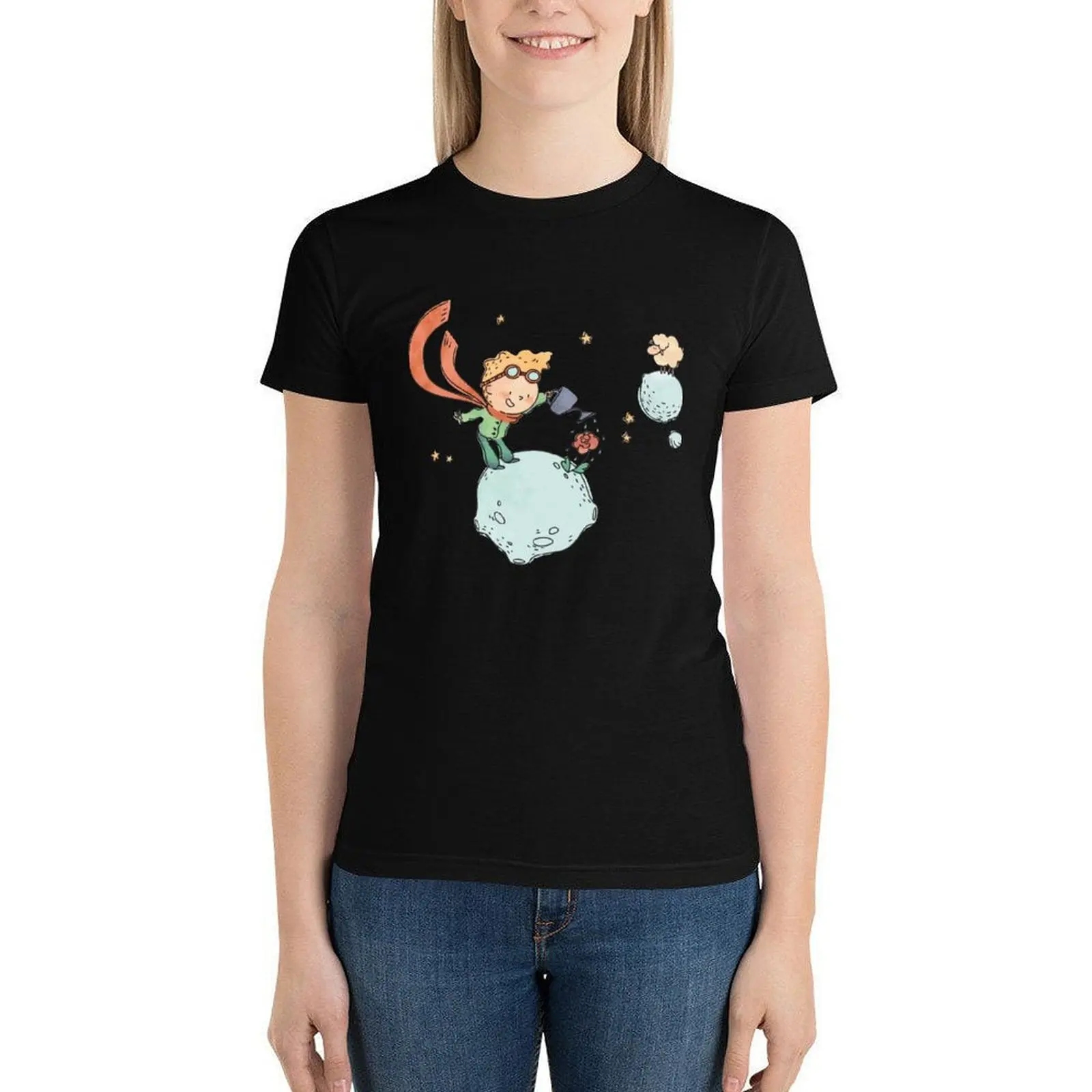 The Little Prince Rose T Shirt Novel 100 Cotton Street Wear T-Shirt Short Sleeve Graphic Women Tshirt
The Little Prince Rose T Shirt Novel 100 Cotton Street Wear T-Shirt Short Sleeve Graphic Women Tshirt