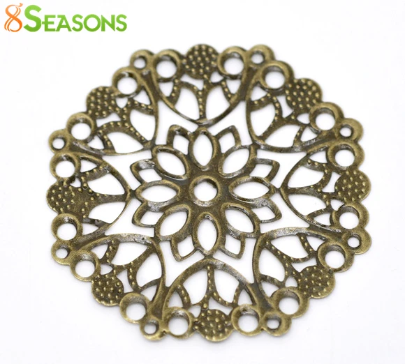 5cm Iron Alloy Connectors Round Antique Bronze Color Filigree Hollow Metal Charms DIY Making Necklace Jewelry Findings,30PCs
5cm Iron Alloy Connectors Round Antique Bronze Color Filigree Hollow Metal Charms DIY Making Necklace Jewelry Findings,30PCs