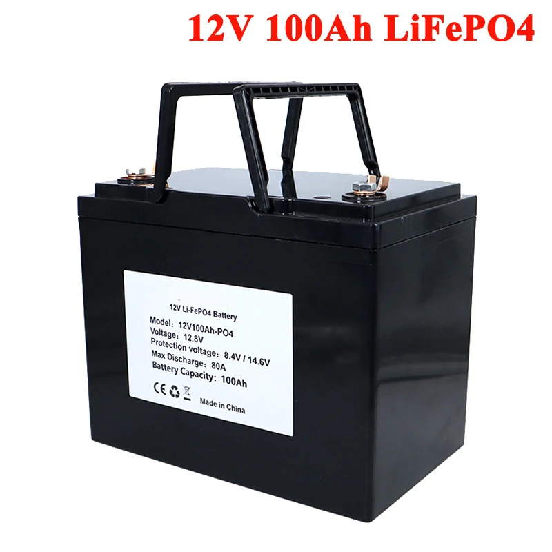 12V 100AH LiFePO4 Battery 12.8V 4s Lithium Battery 4000 Cycles for EVE Batteries Not 120Ah RV Campers Golf Cart EU US Duty Free
12V 100AH LiFePO4 Battery 12.8V 4s Lithium Battery 4000 Cycles for EVE Batteries Not 120Ah RV Campers Golf Cart EU US Duty Free