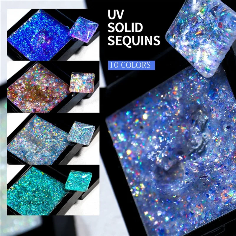 Japanese UV Solid Sequins Nail Gel Reflective Glitter Sequins Gel Nail Polish 3g/box Soak Off UV LED Semi-permanent Gel Polish-#
Japanese UV Solid Sequins Nail Gel Reflective Glitter Sequins Gel Nail Polish 3g/box Soak Off UV LED Semi-permanent Gel Polish-#
