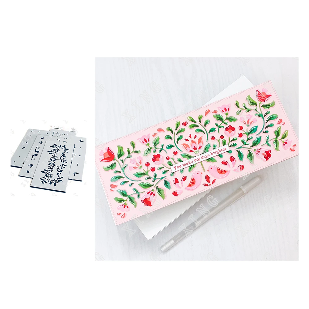 2022 New Arrival High Quality Folk Art Slimline Layering Stencils Diy Scrapbook Crafts Decoration Cut Dies Paper Embossing Molds
2022 New Arrival High Quality Folk Art Slimline Layering Stencils Diy Scrapbook Crafts Decoration Cut Dies Paper Embossing Molds