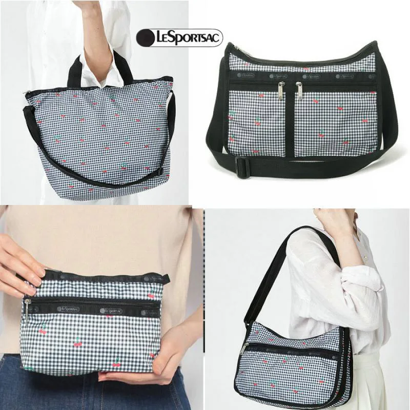 Новинка Kawaii Lesportsac совместные фирменные модели Мультяшные милые клетчатые Женские сумки в стиле вишни повседневные сумки через плечо косме...
Новинка Kawaii Lesportsac совместные фирменные модели Мультяшные милые клетчатые Женские сумки в стиле вишни повседневные сумки через плечо косме...