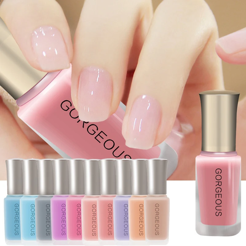 Jell Nail Polish Semi-transparent Nude Color Nails Gel Polish Tearable Quick Dry 10ml Watercolor Long Lasting Gel for Nail Art
Jell Nail Polish Semi-transparent Nude Color Nails Gel Polish Tearable Quick Dry 10ml Watercolor Long Lasting Gel for Nail Art
