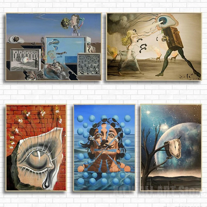 Salvador Dali Surrealism Abstract Funny Painting Canvas Posters And Prints Wall Art Picture For Living Room Home Decoration Gift
Salvador Dali Surrealism Abstract Funny Painting Canvas Posters And Prints Wall Art Picture For Living Room Home Decoration Gift