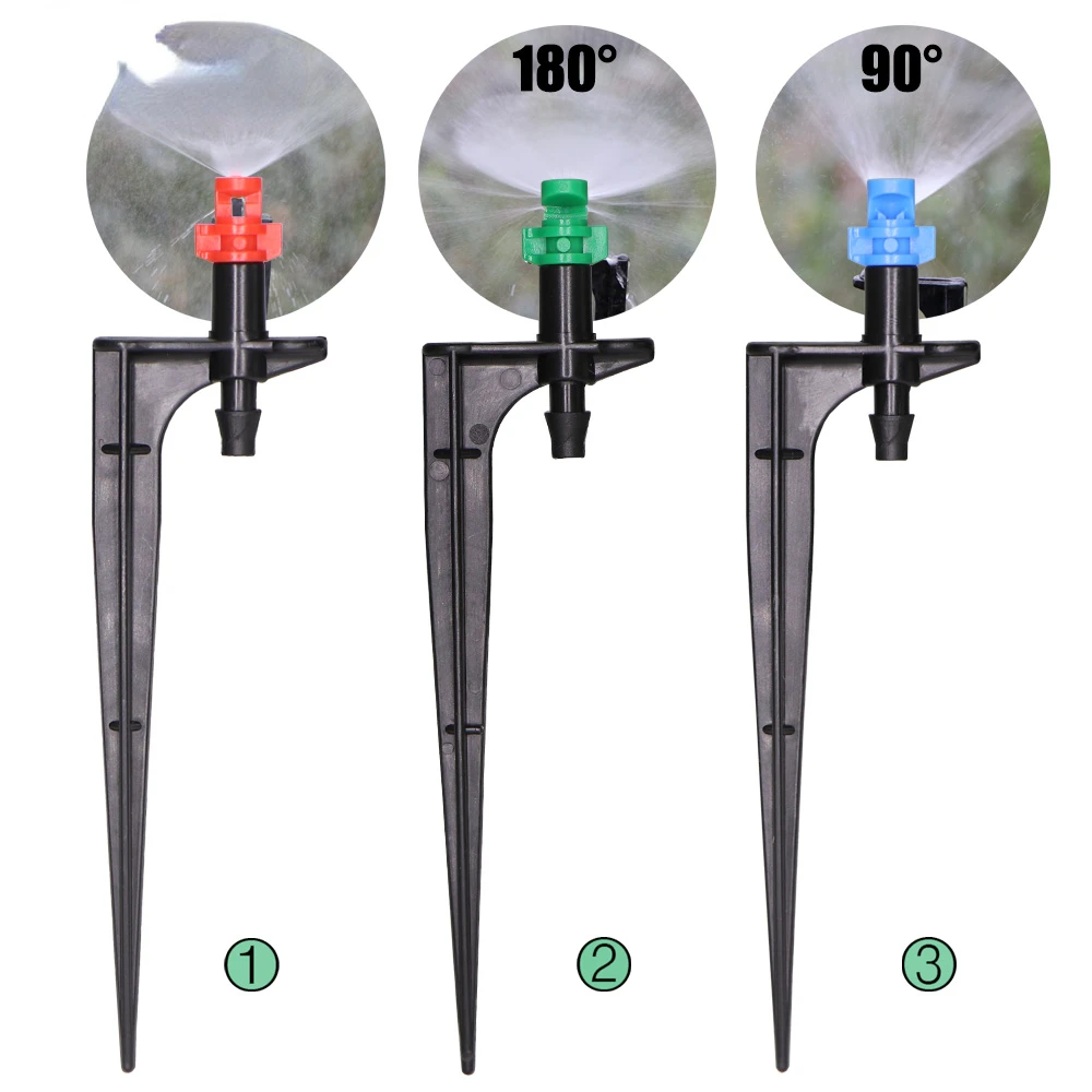 MUCIAKIE 20PCS 90/180/360 Degrees Misting Nozzles on 10.7cm Stake 1/4'' Barb Garden Irrigation Sprinklers for Agriculture Farm
MUCIAKIE 20PCS 90/180/360 Degrees Misting Nozzles on 10.7cm Stake 1/4'' Barb Garden Irrigation Sprinklers for Agriculture Farm