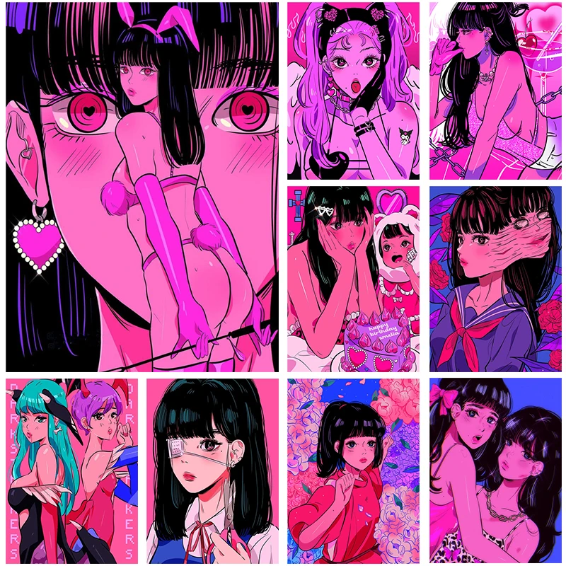 Anime Girls Poster Cute Pink Sweet Girl Diy Oil Painting By Numbers By Numbers Acrylic Art Pictures Hand Painted for Home Deco
Anime Girls Poster Cute Pink Sweet Girl Diy Oil Painting By Numbers By Numbers Acrylic Art Pictures Hand Painted for Home Deco