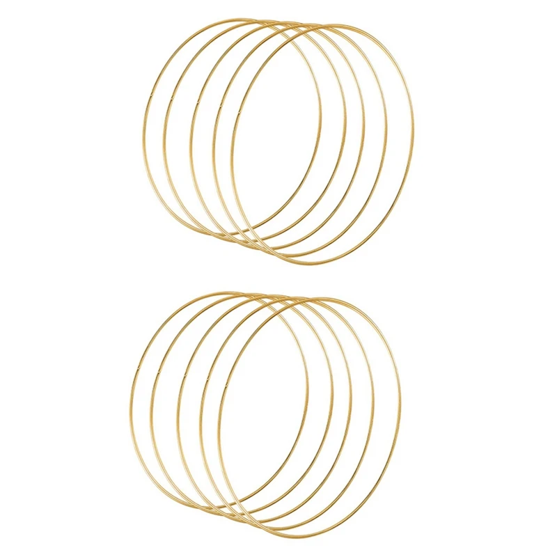 10 Pack 14 Inch Large Metal Floral Hoop Wreath Macrame Gold Hoop Rings For DIY Wreath Decor
10 Pack 14 Inch Large Metal Floral Hoop Wreath Macrame Gold Hoop Rings For DIY Wreath Decor