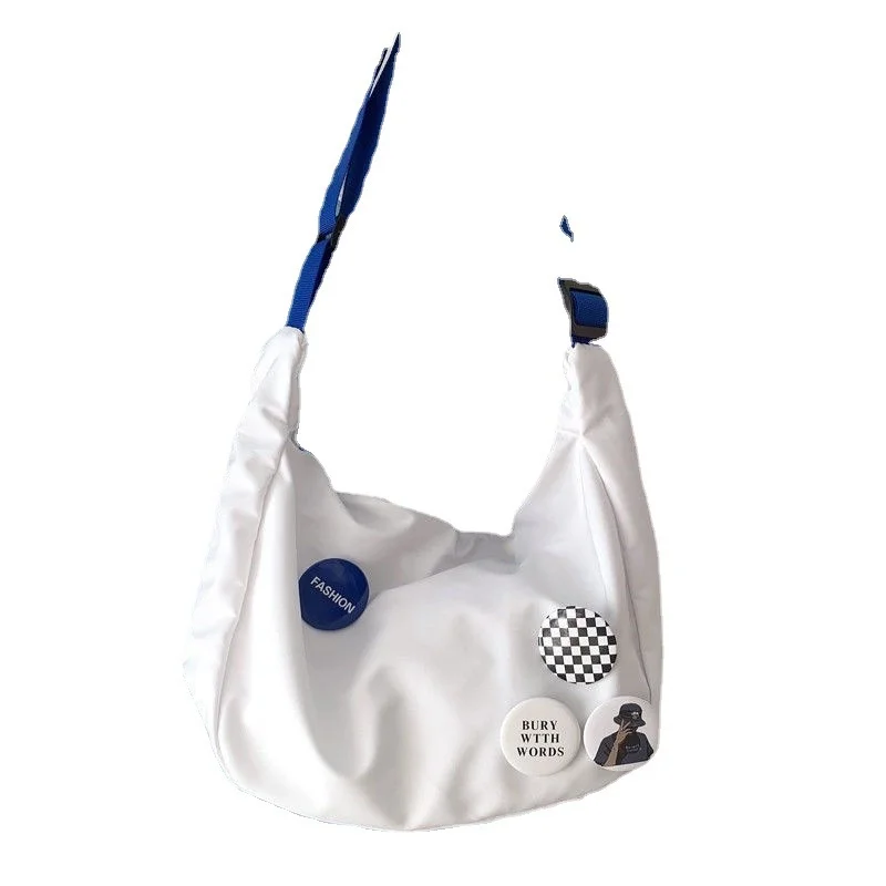 Zipper Portable Shopping Shoulder Bags Fashion Korean Ins Women's Bag Klein Blue Versatile Casual Crossbody Bag
Zipper Portable Shopping Shoulder Bags Fashion Korean Ins Women's Bag Klein Blue Versatile Casual Crossbody Bag