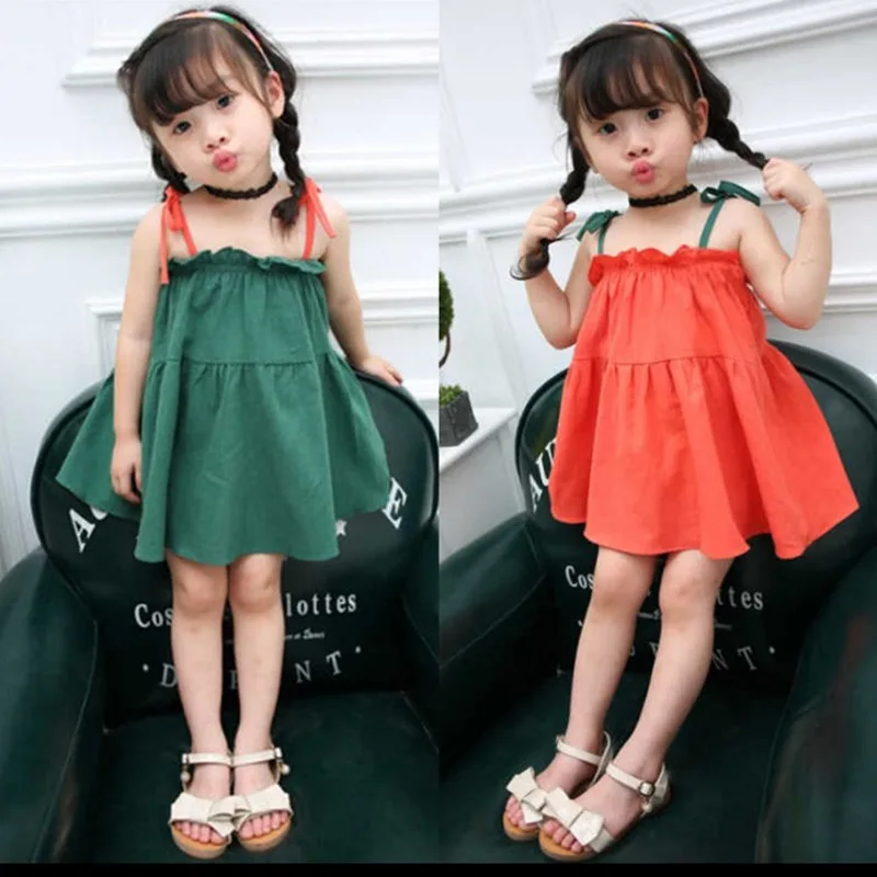 The New 2022 Girls' Dress Korean Pure Color Halter Dress Children's Princess Children's Dress
The New 2022 Girls' Dress Korean Pure Color Halter Dress Children's Princess Children's Dress