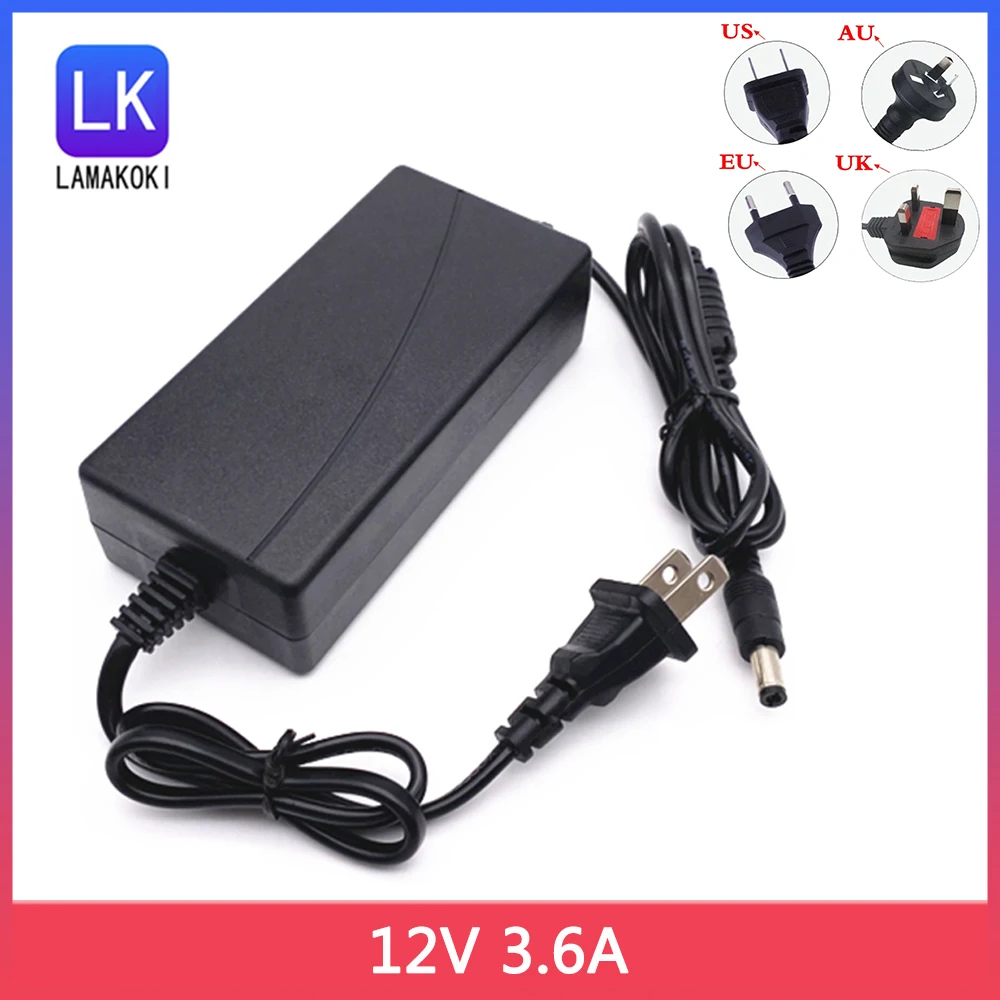 12V 3.6A Power Adapter BBQ Grill Special LCD TV Display LED Screen Charging Line Transformer
12V 3.6A Power Adapter BBQ Grill Special LCD TV Display LED Screen Charging Line Transformer