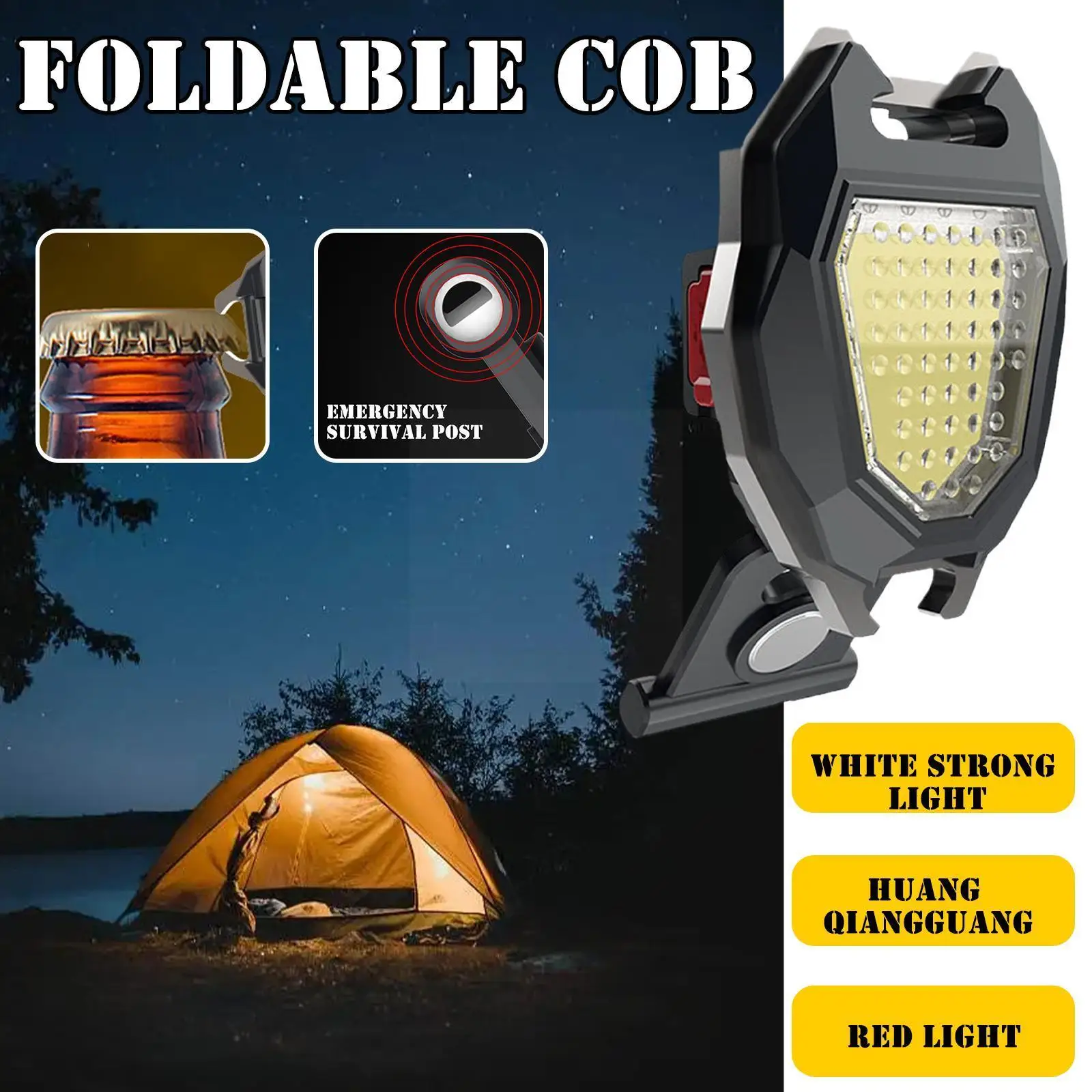 Foldable LED Work Light Portable USB Rechargeable Flashlight Waterproof Torch For Hunting Camping Fishing Multifunction Lig U2L7
Foldable LED Work Light Portable USB Rechargeable Flashlight Waterproof Torch For Hunting Camping Fishing Multifunction Lig U2L7