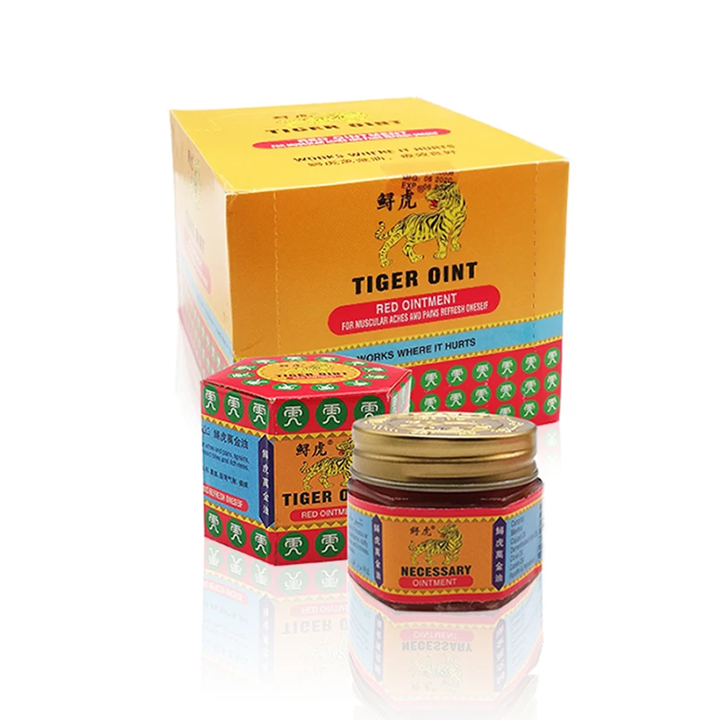 10pcs 19.5g Red/White Tiger Balm Cool Ointment Dizziness Mosquito Bites Antipruritic Dressing Relieve Headache Carsickness Cream
10pcs 19.5g Red/White Tiger Balm Cool Ointment Dizziness Mosquito Bites Antipruritic Dressing Relieve Headache Carsickness Cream
