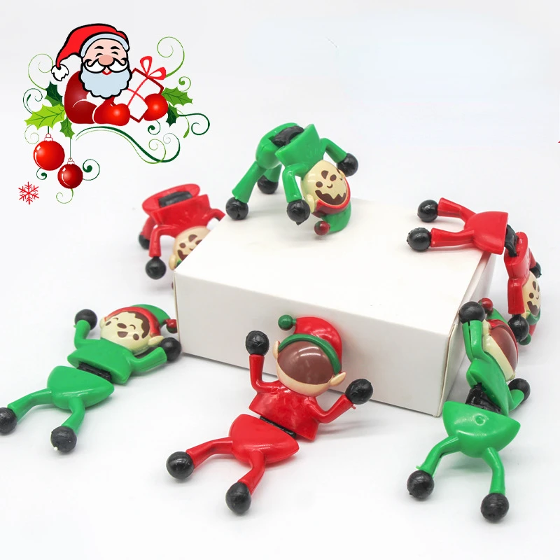 

1pcs Novelty Christmas Kids Wall Climbing Man Sticky Spider Man Dumping Villain Decompression Toy