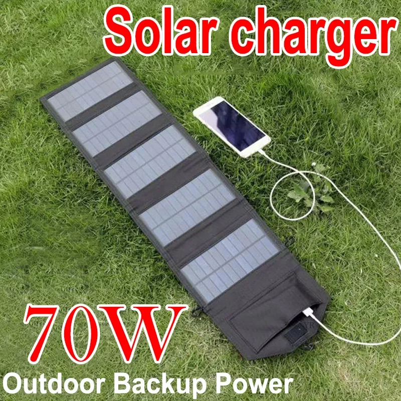 NEW2023 70W Foldable Solar Panels Stable Voltage 5V USB Output Portable Outdoor Waterproof Charger for Mobile Phone Battery Hiki
NEW2023 70W Foldable Solar Panels Stable Voltage 5V USB Output Portable Outdoor Waterproof Charger for Mobile Phone Battery Hiki