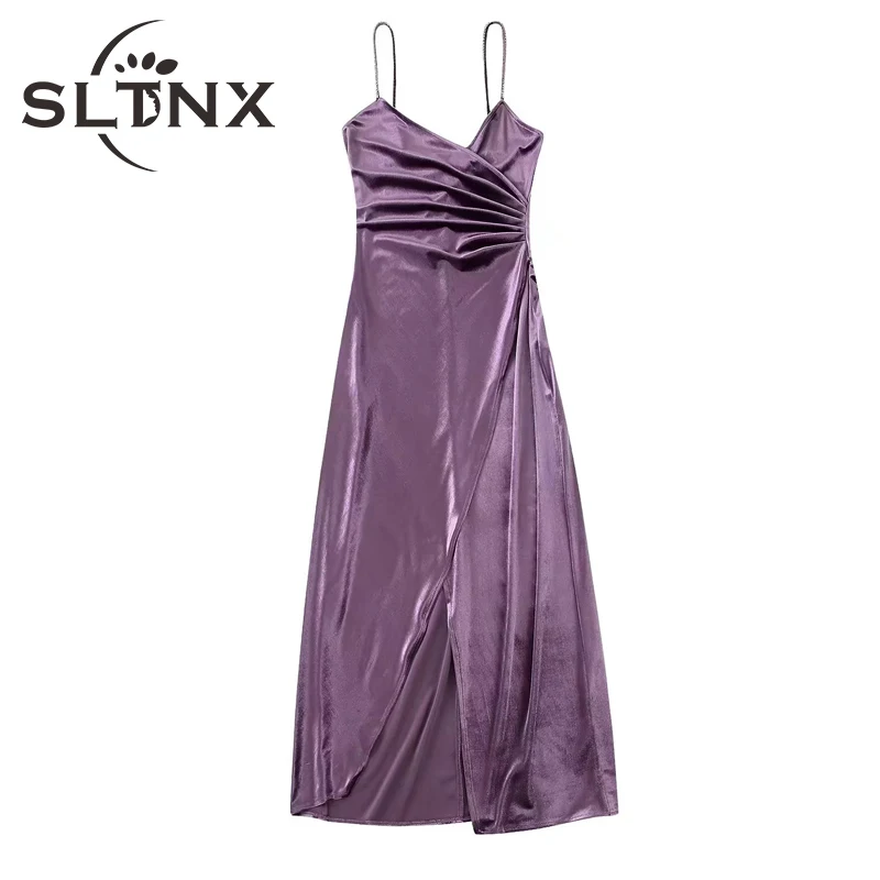SLTNX Dresses for Women 2022 Autumn Winter Camisole Dress Female Backless Sexy Long Dresses Ladies Casual Party Elegant Dress
SLTNX Dresses for Women 2022 Autumn Winter Camisole Dress Female Backless Sexy Long Dresses Ladies Casual Party Elegant Dress