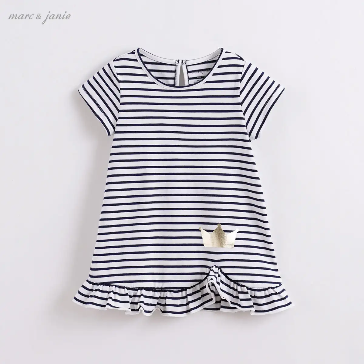 MARC&JANIE Girls Dress Girls Summer Hot Gold Crown Striped Short Sleeve Dresses Kids Dresses Striped Dress Toddler Dress 212506
MARC&JANIE Girls Dress Girls Summer Hot Gold Crown Striped Short Sleeve Dresses Kids Dresses Striped Dress Toddler Dress 212506