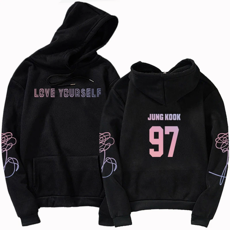 Толстовка Jungkook унисекс с капюшоном Kpop Jimin Suga 97, толстовка с капюшоном Love yourself, Толстовка Harajuku Bangtan Boys 94 95 92, толстовка
Толстовка Jungkook унисекс с капюшоном Kpop Jimin Suga 97, толстовка с капюшоном Love yourself, Толстовка Harajuku Bangtan Boys 94 95 92, толстовка