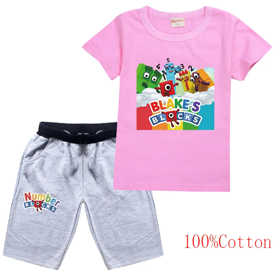 Summer Cute Number blocks T Shirt Shorts 2pcs Set Kids Casual Suit Baby Boys Sportsuit Girls Running Outfits 2-16Y
Summer Cute Number blocks T Shirt Shorts 2pcs Set Kids Casual Suit Baby Boys Sportsuit Girls Running Outfits 2-16Y