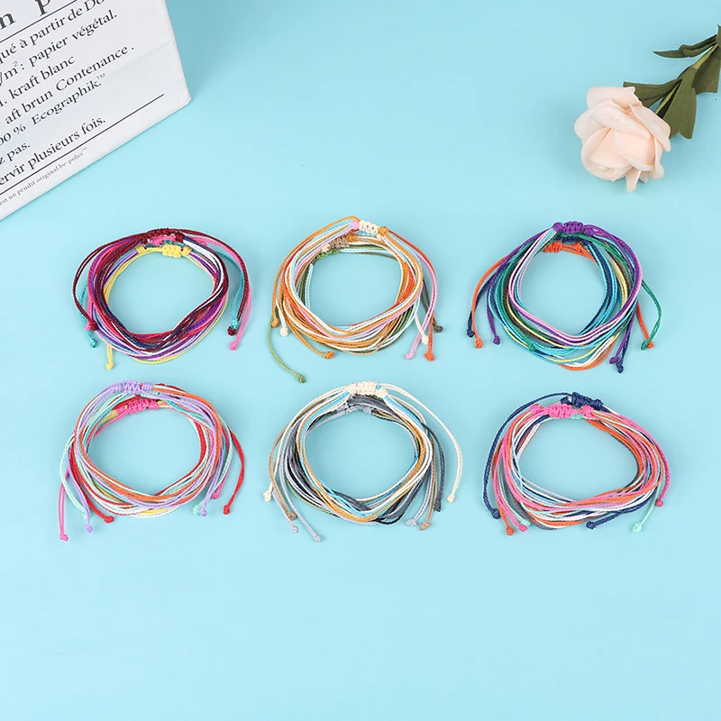 4Pcs Summer String Bracelets For Teen Braided Wave Bracelet Handmade Ropes Twisted Braided Rope Color New
4Pcs Summer String Bracelets For Teen Braided Wave Bracelet Handmade Ropes Twisted Braided Rope Color New