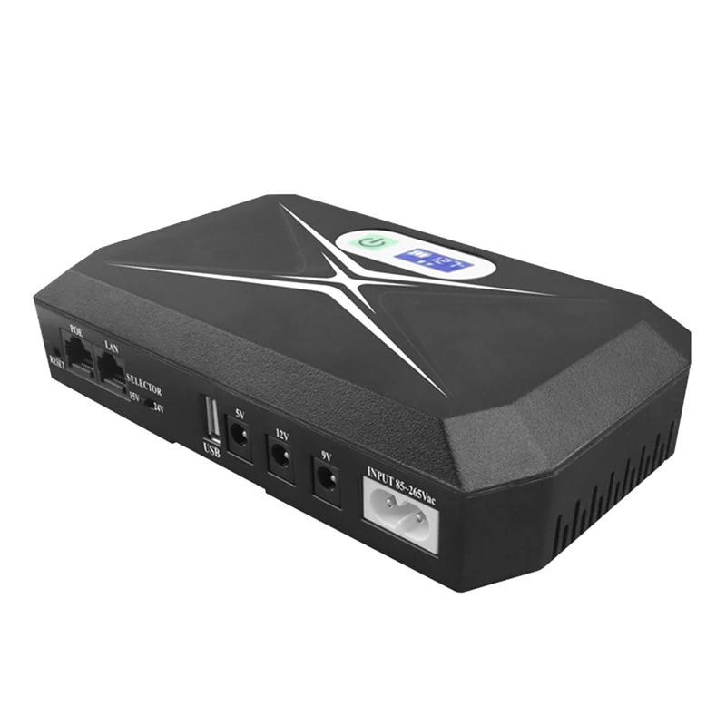 1 Set Mini UPS With Screen POE 8800Mah Battery Backup For Wifi Router CCTV (EU Plug)
1 Set Mini UPS With Screen POE 8800Mah Battery Backup For Wifi Router CCTV (EU Plug)