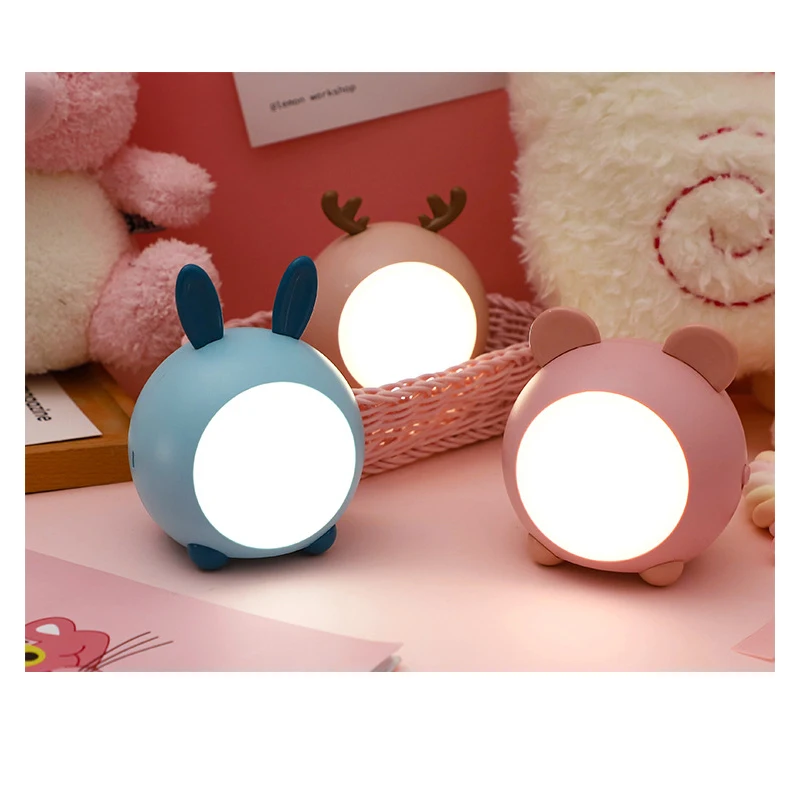 Cartoon Led Children Night Light Rechargeable Creative Deer Rabbit Ears Table Lamp Eye Protection Bedroom Bedside Nightlight Gif
Cartoon Led Children Night Light Rechargeable Creative Deer Rabbit Ears Table Lamp Eye Protection Bedroom Bedside Nightlight Gif