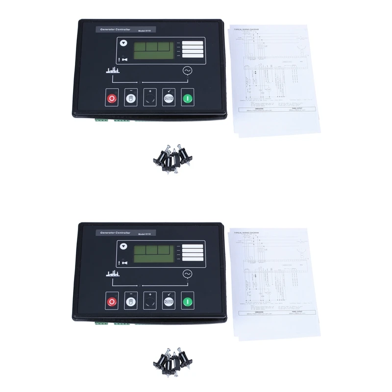 2X DSE5110 Generator Self-Starting Controller Generator Set Panel Electronic Controller Tool Generator Controller
2X DSE5110 Generator Self-Starting Controller Generator Set Panel Electronic Controller Tool Generator Controller