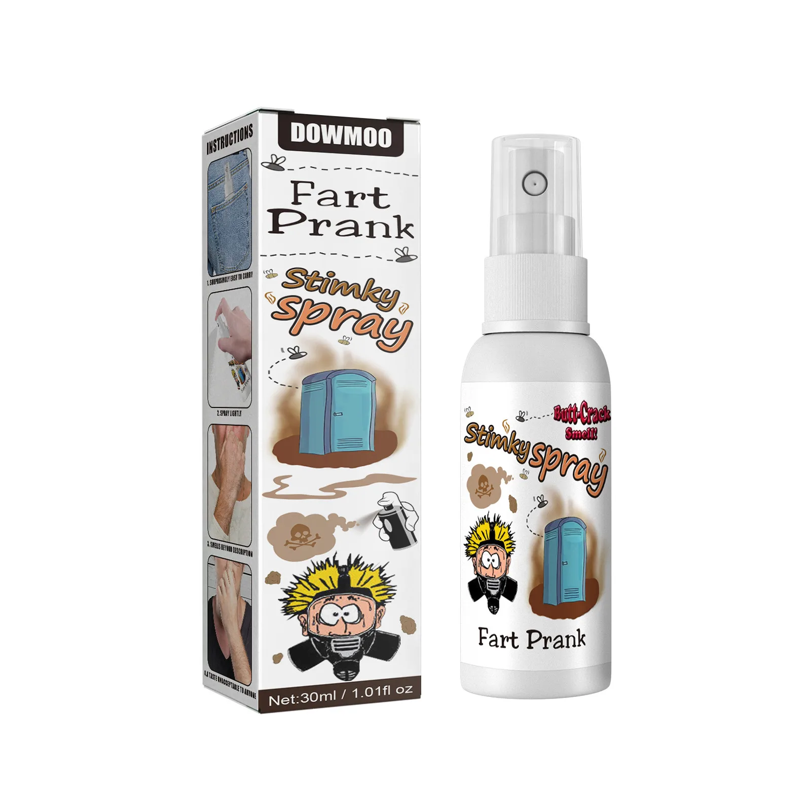 30ml Novelties Liquid Fart Gag Prank Joke Spray Can Stink Bomb Smelly Stinky Gas Prank Funny Toys For Party Games Terror Novelty
30ml Novelties Liquid Fart Gag Prank Joke Spray Can Stink Bomb Smelly Stinky Gas Prank Funny Toys For Party Games Terror Novelty