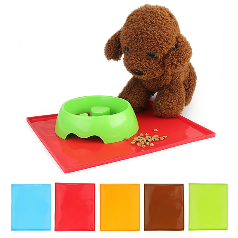 Pet Food Mat Waterproof Non-slip for Cat Color Silicone Pet Food Mat Pet Bowl Drinking Water Pad Dog Feeding Mat Easy Clean
Pet Food Mat Waterproof Non-slip for Cat Color Silicone Pet Food Mat Pet Bowl Drinking Water Pad Dog Feeding Mat Easy Clean