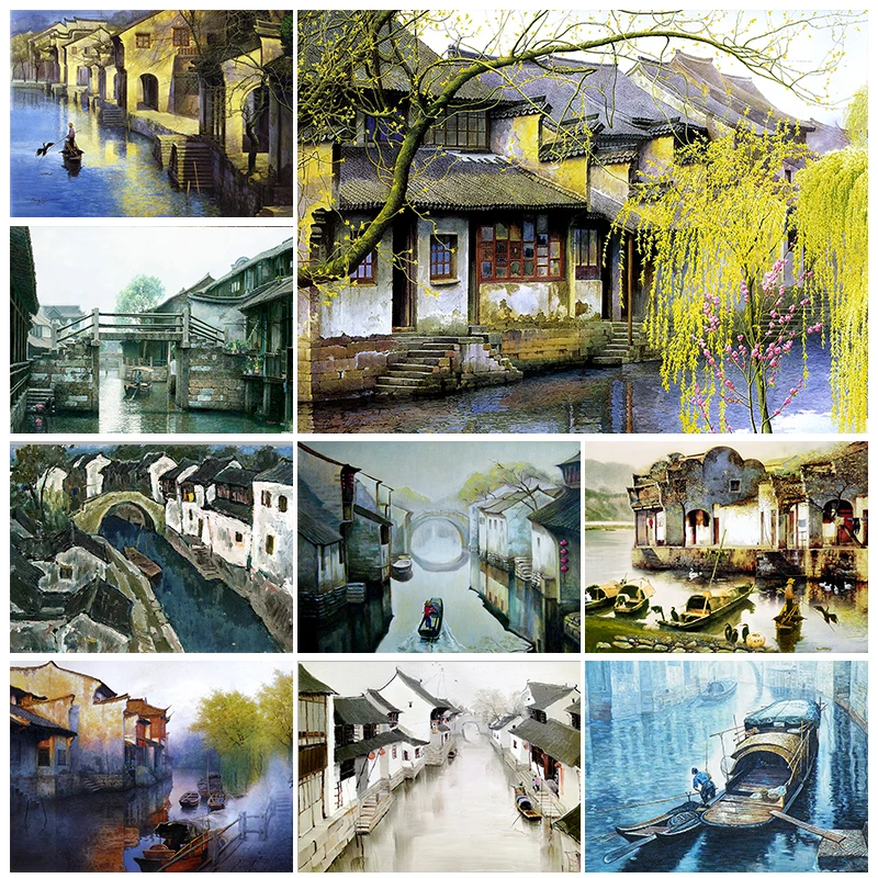 YOUQU Chinese Style Landscape Painting Diamond Painting Full Diamond 5D DIY Diamond Art Mosaic Embroidery Home Decoration Gifts
YOUQU Chinese Style Landscape Painting Diamond Painting Full Diamond 5D DIY Diamond Art Mosaic Embroidery Home Decoration Gifts