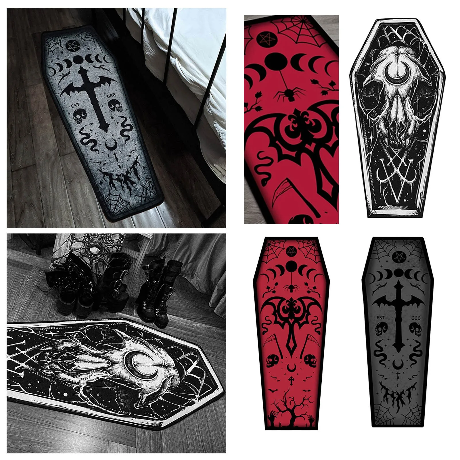 Ковер На Хэллоуин темный готический ковер, украшение для гостиной, грязевой ковер, для Хэллоуина, для торжества, напольный коврик для гостиной
Ковер На Хэллоуин темный готический ковер, украшение для гостиной, грязевой ковер, для Хэллоуина, для торжества, напольный коврик для гостиной