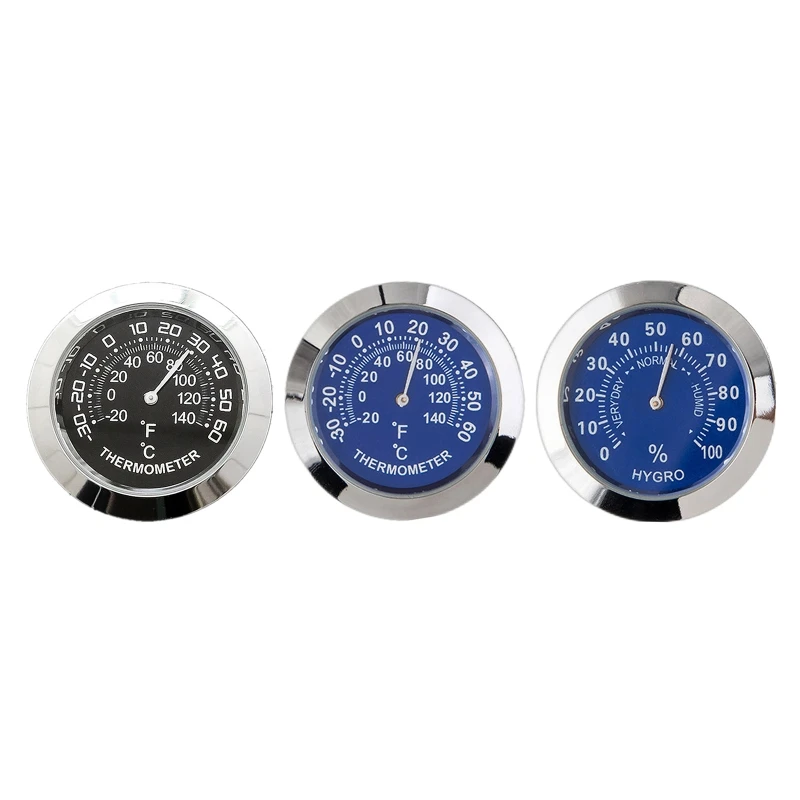 Auto Car Vehicle Thermometer/Hygrometer Clock Mini Small Classic Dashboard Thermometer Car Cool Decoration Metal Alloy
Auto Car Vehicle Thermometer/Hygrometer Clock Mini Small Classic Dashboard Thermometer Car Cool Decoration Metal Alloy