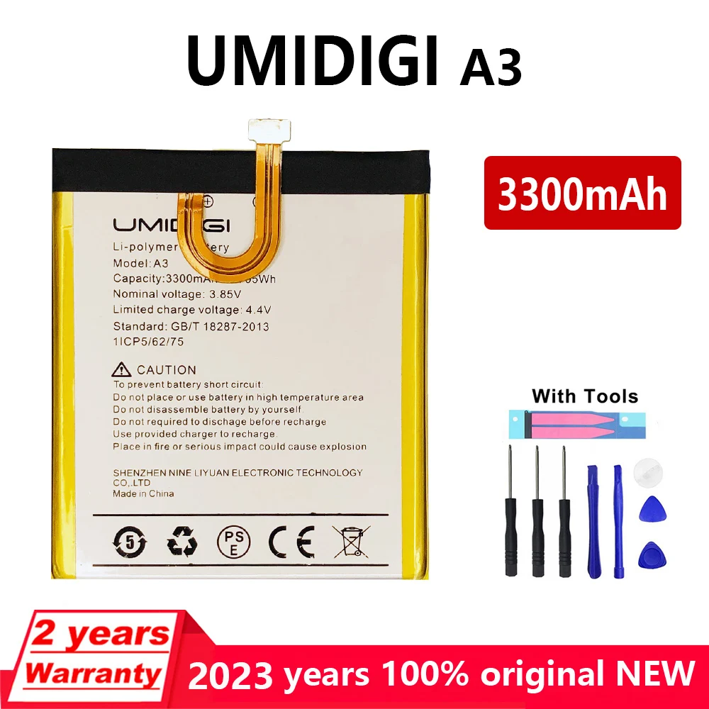 New Original 3300mAh Phone Battery For UMI Umidigi A3 A3 Pro In Stock High quality Genuine Batteries With Tools+Tracking Number
New Original 3300mAh Phone Battery For UMI Umidigi A3 A3 Pro In Stock High quality Genuine Batteries With Tools+Tracking Number
