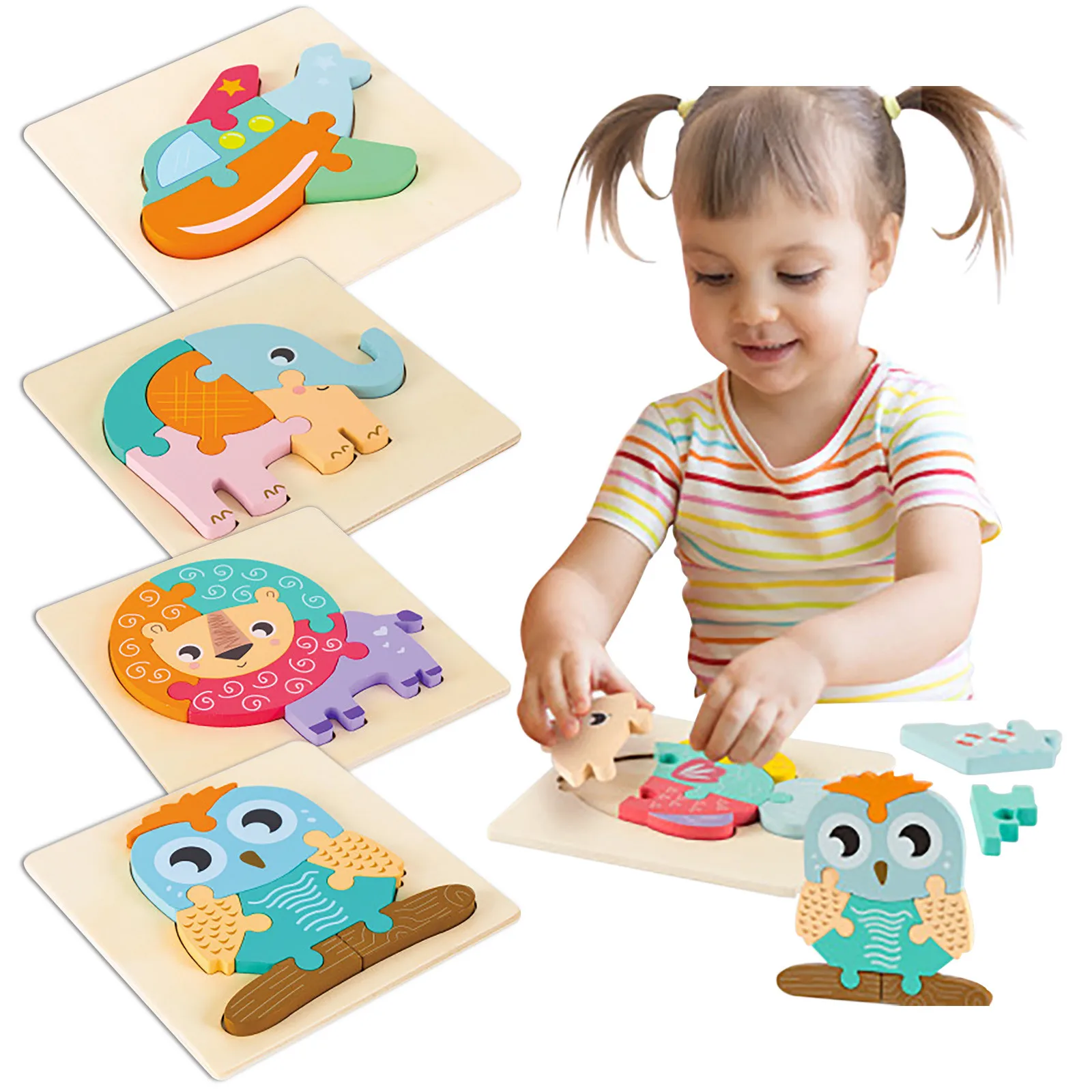 Early Education Puzzle Infant Puzzle 3D Building Block Assembly Ntelligence Development Exercise Children's Hands On Ability
Early Education Puzzle Infant Puzzle 3D Building Block Assembly Ntelligence Development Exercise Children's Hands On Ability