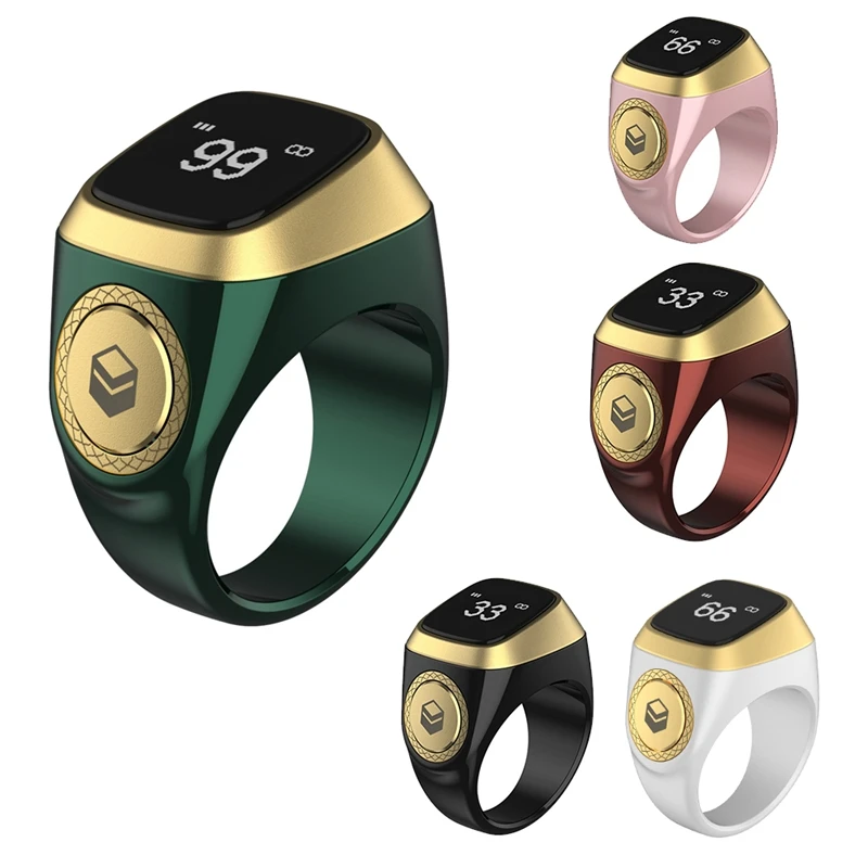 Zikr Digital Ring For Muslims Zikr Digital Tasbeeh 5 Prayer Time Tasbih Zikr Ring (White)
Zikr Digital Ring For Muslims Zikr Digital Tasbeeh 5 Prayer Time Tasbih Zikr Ring (White)