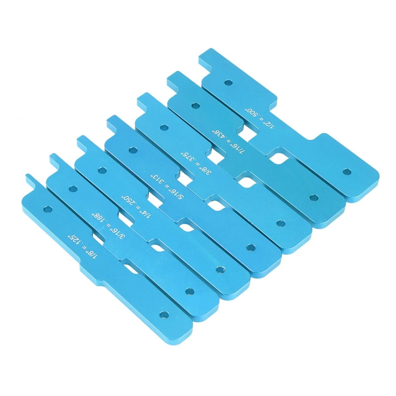 7Pcs Precision Router Saw Table Setup Bars Depth Test Distance Aluminum Alloy Set Up Bar Woodworking Measuring Block
7Pcs Precision Router Saw Table Setup Bars Depth Test Distance Aluminum Alloy Set Up Bar Woodworking Measuring Block