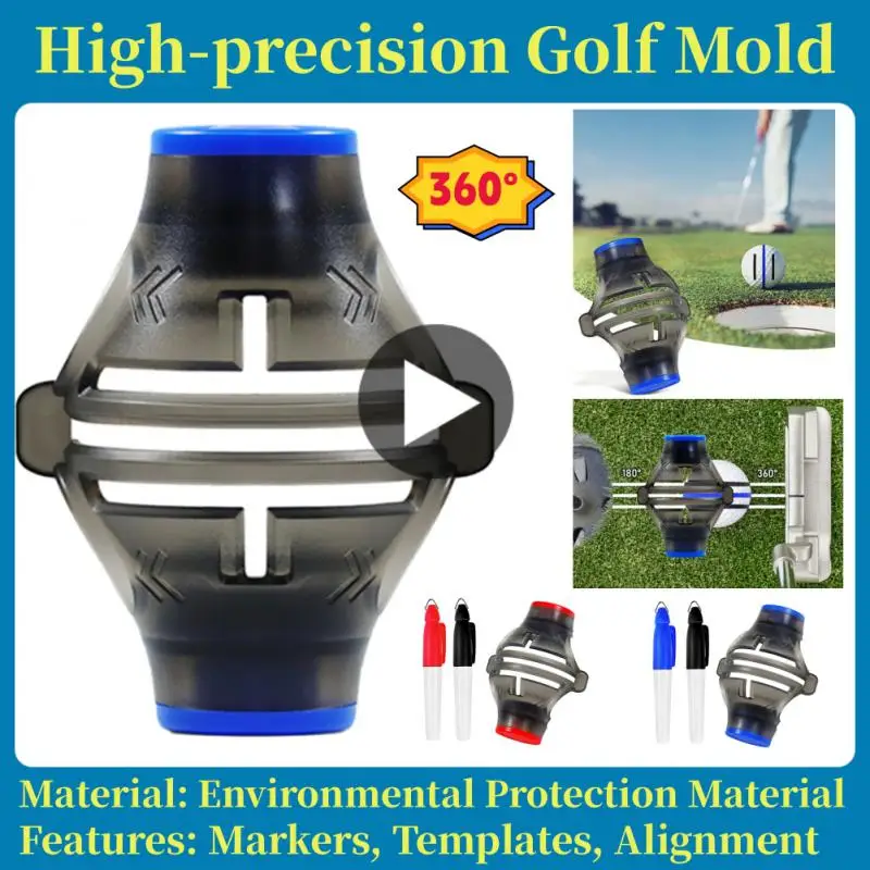 Golf Ball Line Marker Drawing Tool and Marks Pens Set Template Alignment Putting Marking Liner 360 Degree Rotation Tools
Golf Ball Line Marker Drawing Tool and Marks Pens Set Template Alignment Putting Marking Liner 360 Degree Rotation Tools