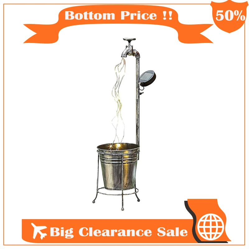 Outdoor Garden Art Light Decoration Solar Powered Water Faucet Planter Watering Can Style Fairy LED Strands Lamp
Outdoor Garden Art Light Decoration Solar Powered Water Faucet Planter Watering Can Style Fairy LED Strands Lamp