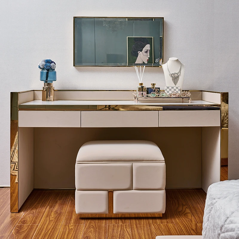 Web celebrity dressing table postmodern dressing table stool storage bedroom light luxury dressing table furniture
Web celebrity dressing table postmodern dressing table stool storage bedroom light luxury dressing table furniture