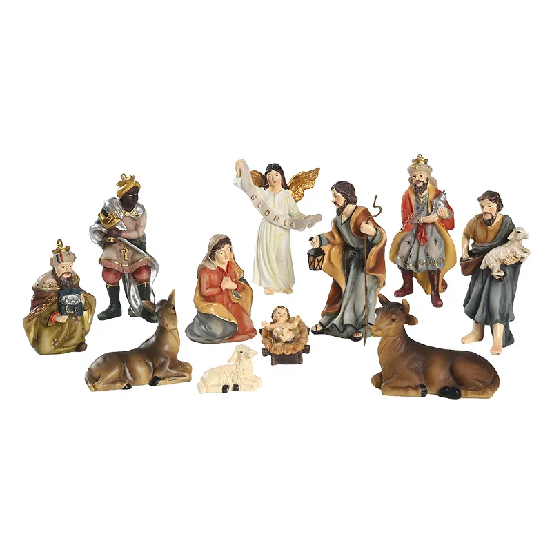 Set of 11 Nativity Figurines,Real Life Nativity Religious Baby Jesus,Holy Family,Christmas Nativity Scene Accessory Figurines
Set of 11 Nativity Figurines,Real Life Nativity Religious Baby Jesus,Holy Family,Christmas Nativity Scene Accessory Figurines